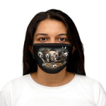 Cuddly Killers | Bulldog's Playing Poker | Mixed-Fabric Face Mask