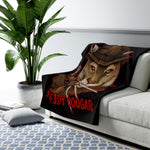 Cuddly Killers | Freddy Cougar | Sherpa Fleece Blanket
