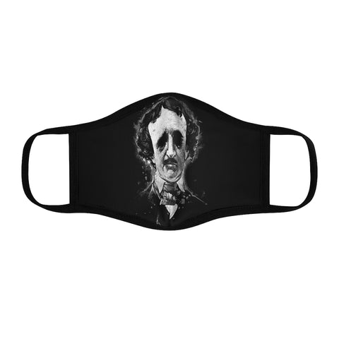Horror | Edgar Allan Poe Portrait | Fitted Polyester Face Mask