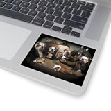 Cuddly Killers | Bulldog's Playing Poker | Kiss-Cut Stickers