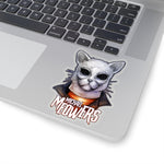 Cuddly Killers | Michael Meowers | Kiss-Cut Stickers