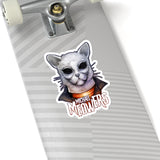 Cuddly Killers | Michael Meowers | Kiss-Cut Stickers