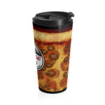 Slice 420 Pizza | Pepperoni & Sausag Logo | Stainless Steel Travel Mug