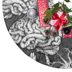 Apothic Ink | Anatomical Brain Pattern | Christmas Tree Skirts