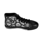 Apothic Ink | Skull's - Light Grey | Men's High-top Sneakers