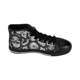 Apothic Ink | Skull's - Light Grey | Men's High-top Sneakers