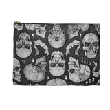 Apothic Ink | Anatomical Skull Pattern | Accessory Pouch