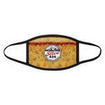 Slice 420 Pizza | Cheese & Logo | Mixed-Fabric Face Mask