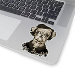 Cuddly Killers | Edgar Allan Pug | Kiss-Cut Sticker