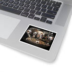 Cuddly Killers | Bulldog's Playing Poker | Kiss-Cut Stickers