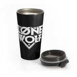 L0neWolf | Logo | Stainless Steel Travel Mug