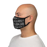 Patriot | Black and Grey camp flag | Fitted Polyester Face Mask