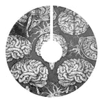 Apothic Ink | Anatomical Brain Pattern | Christmas Tree Skirts