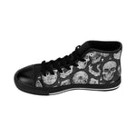 Apothic Ink | Skull's - Light Grey | Men's High-top Sneakers